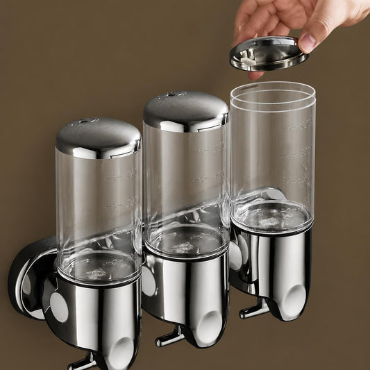 3-in-1 Wall Soap Dispenser | موزع صابون جداري 3 في 1