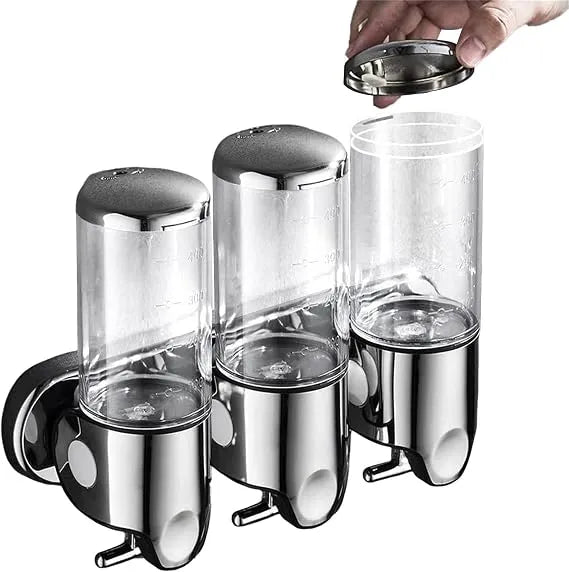 3-in-1 Wall Soap Dispenser | موزع صابون جداري 3 في 1