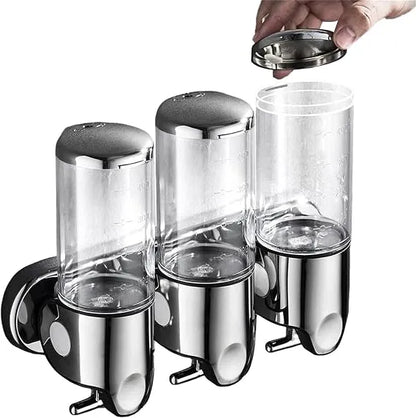 3-in-1 Wall Soap Dispenser | موزع صابون جداري 3 في 1