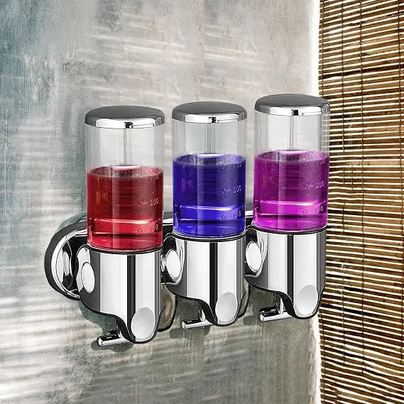 3-in-1 Wall Soap Dispenser | موزع صابون جداري 3 في 1