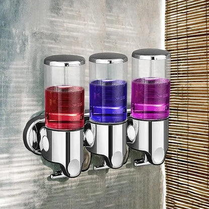 3-in-1 Wall Soap Dispenser | موزع صابون جداري 3 في 1