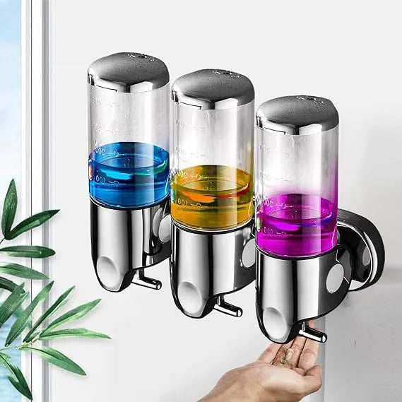 3-in-1 Wall Soap Dispenser | موزع صابون جداري 3 في 1