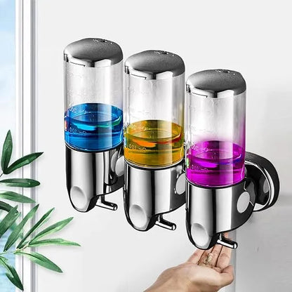 3-in-1 Wall Soap Dispenser | موزع صابون جداري 3 في 1