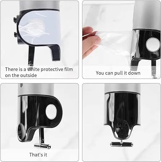 3-in-1 Wall Soap Dispenser | موزع صابون جداري 3 في 1